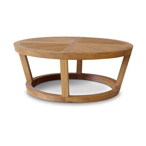 Korogated Outdoor Round Coffee Table